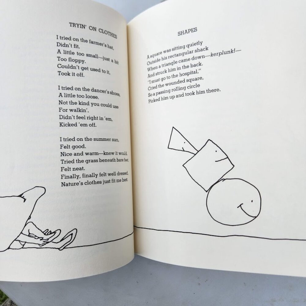 A Light in the Attic Shel Silverstien Poem Book Hardcover w/ Dust Cover Vintage - Picture 10 of 16